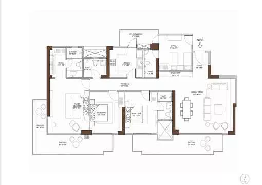 AIPL Reviera Retail Space Floor Plan